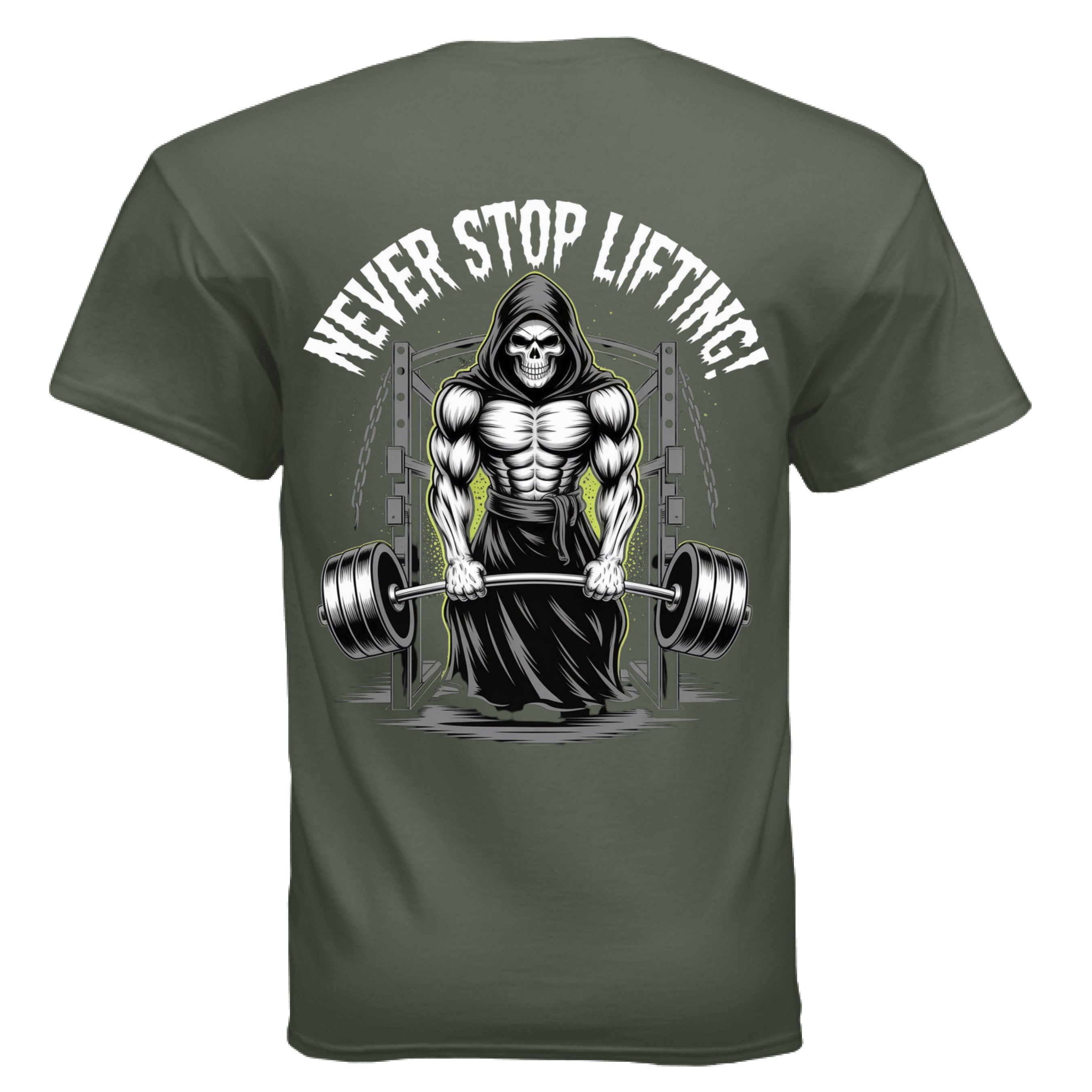 MILITARY GREEN - BACK